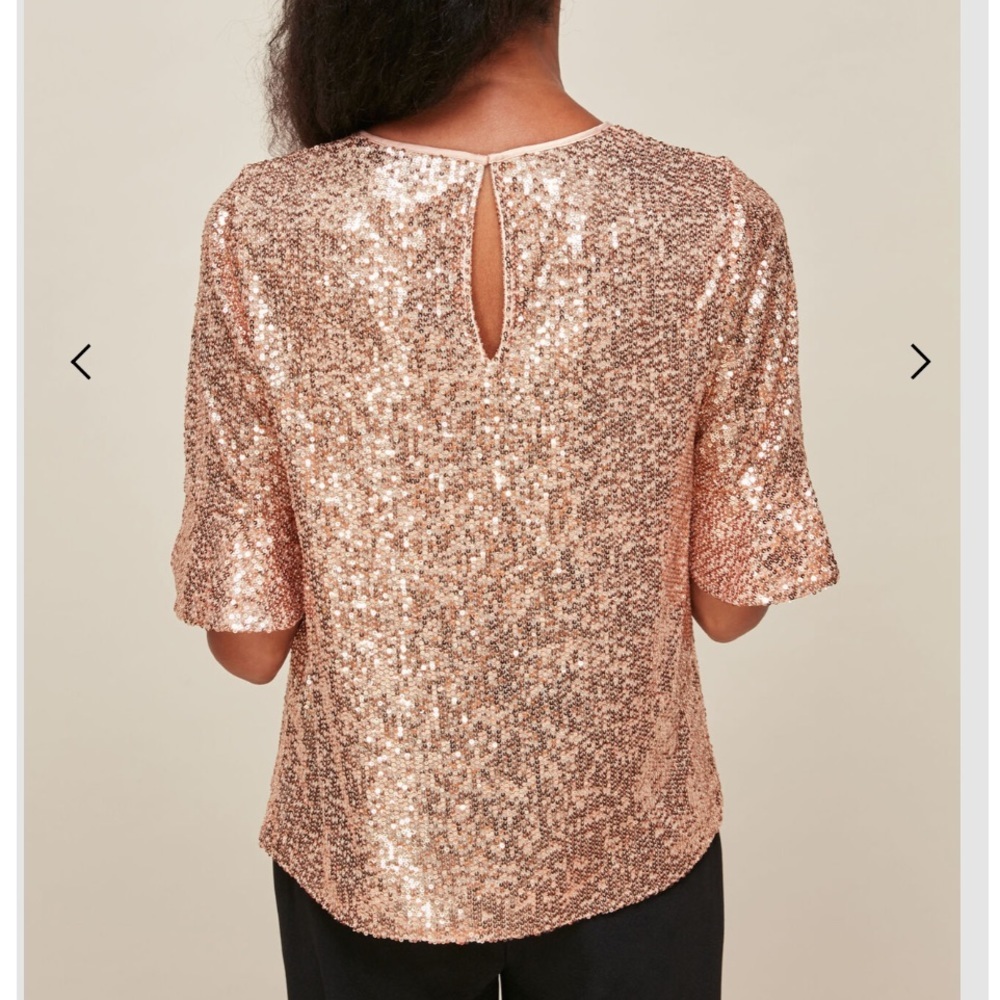 Nwt Whistles Sada Sequin Top — image 4 of 8